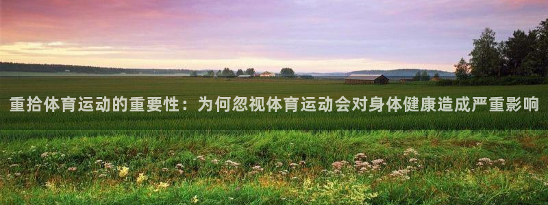 重拾体育运动的重要性：为何忽视体育运动会对身体健康造成严重影响